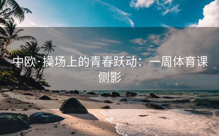 中欧·操场上的青春跃动：一周体育课侧影